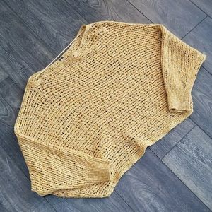 Free People Open Knit Sweater